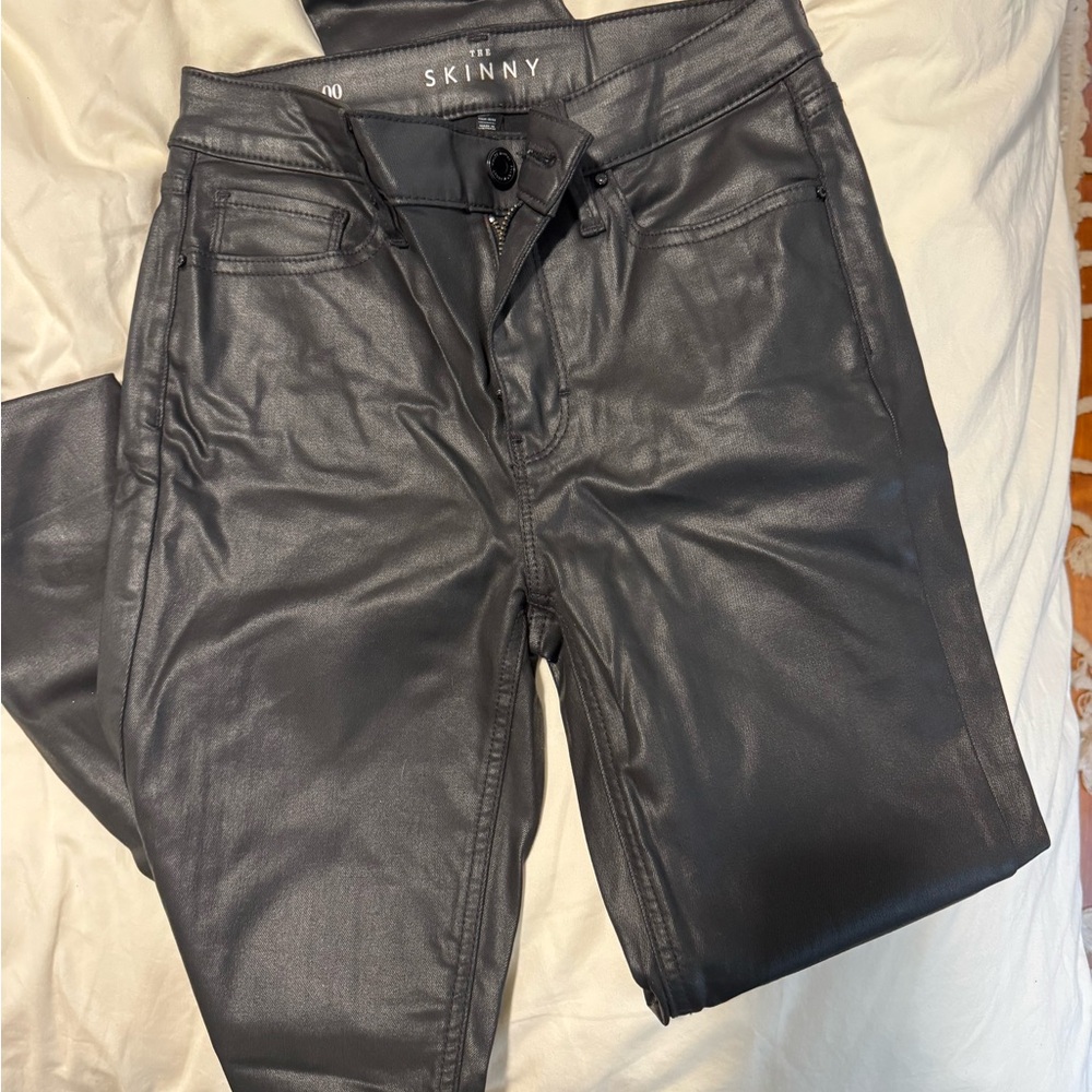 Skinny Leather Pants - Picture 2 of 2